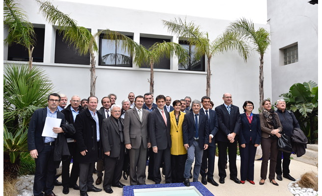 Rencontre territoriale avec l'ensemble des acteurs du territoire héraultais à la Maison régionale de la mer, à Sète le 21 novembre © Antoine Darnaud