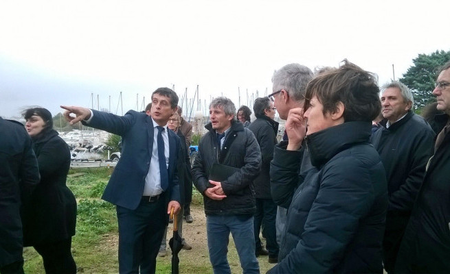 Les acteurs du territoire héraultais au plus près des projets en cours de réflexion pour le Plan Littoral 21. Ici à Sérignan, échanges autour d'un projet d'écoport