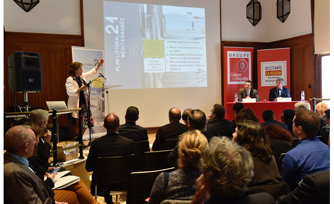 Rencontre territoriale à la Maison régionale de la mer, à Sète dans l ?Hérault, le 21 novembre © Antoine Darnaud