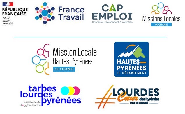 Logos partenaires TAF Lourdes