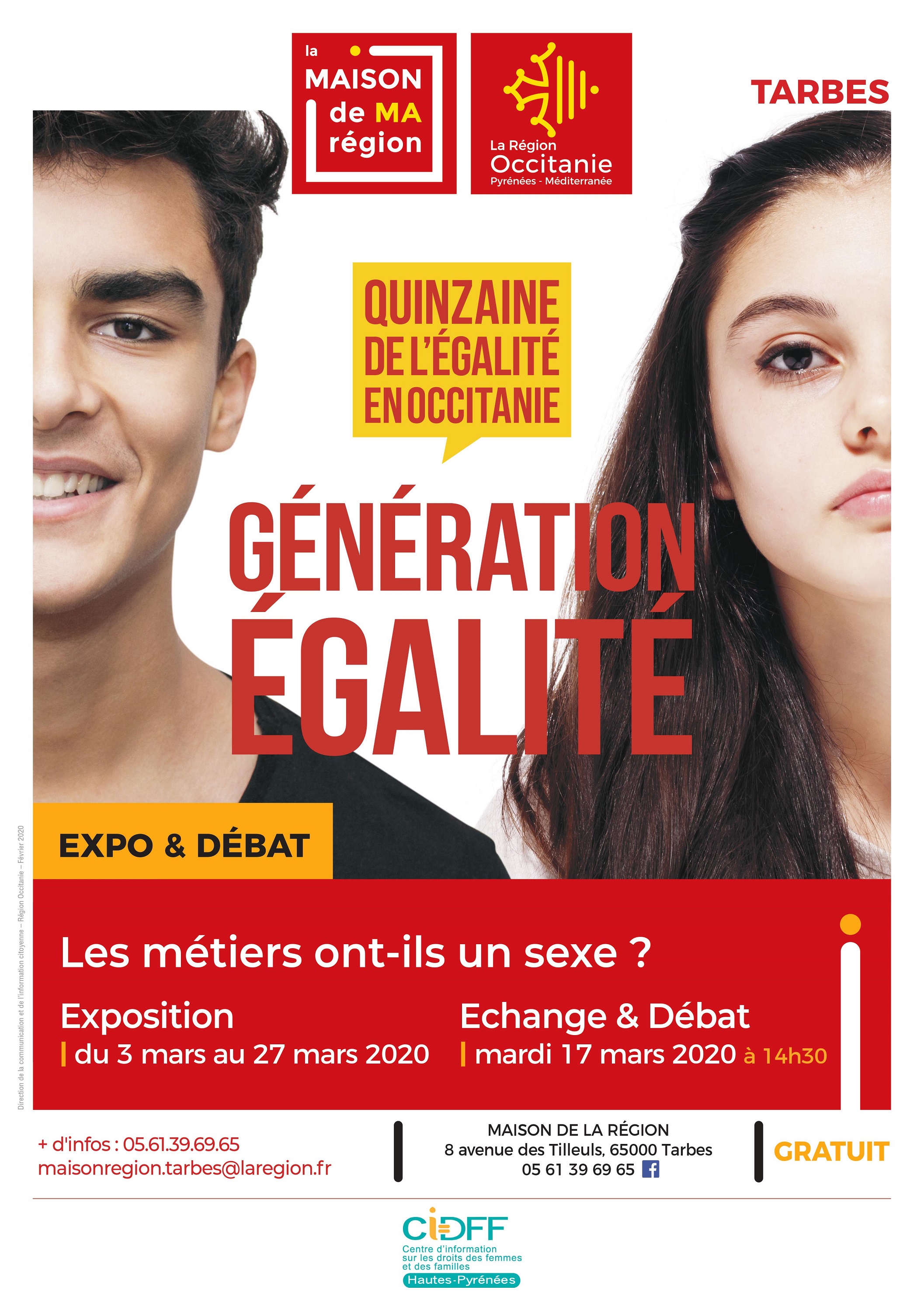 Les Métiers Ont Ils Un Sexe Mardi 17 Mars 2020 Région Occitanie Pyrénées Méditerranée 