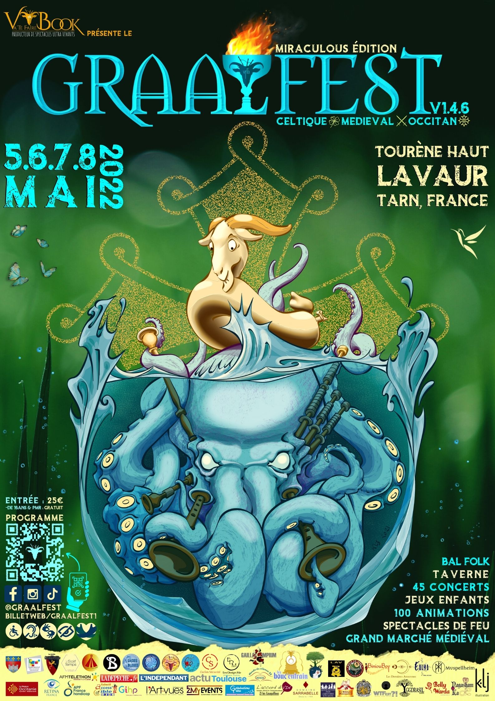 Graalfest Festival Celtique Médiéval Occitan Du 5 au 8 mai 2022