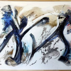 "La danse du Tout" - Peinture - 73 x 98 cm - Technique mixte - Pascal-Olivier Reynaud 