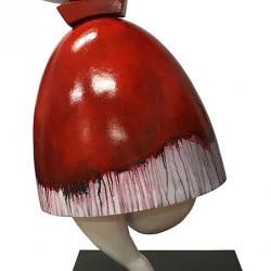 Dolores aime la danse - resine , fibre de verre , metal 110X40X40 - narbero 