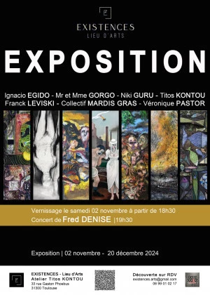 Affiche Exposition 'Existences'