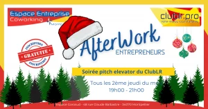 Affiche Afterwork Pitch Elevator Club LR - 12 décembre 2024