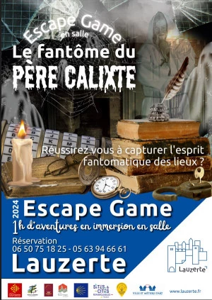 Affiche Escape Game : le fantôme du Père Calixte