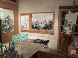 Une partie de l'atelier - Anne Fleury-Vacheyrout
