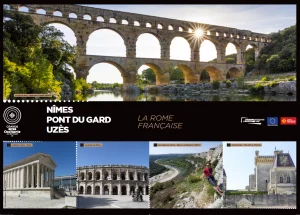 Affiche Exposition « Grands Sites Occitanie / Sud France, une invitation aux voyages ! » 