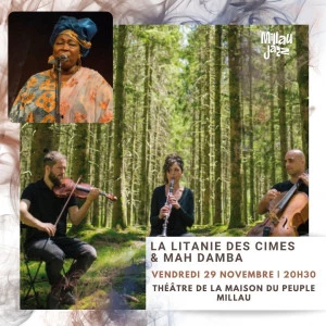 Affiche Concert | La Litanie des Cimes et Mah Damba | Ouverture de saison