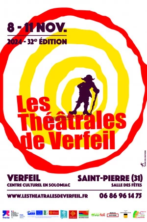 Affiche Les Théâtrales de Verfeil 32-ème édition