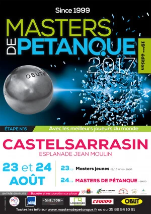 Affiche Masters de Pétanque 2017