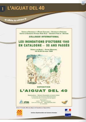 Affiche exposition aiguat del 40