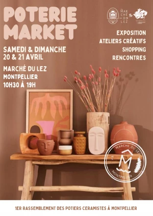 Affiche Poterie Market