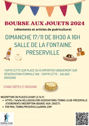 Affiche Bourse aux jouets de Préserville