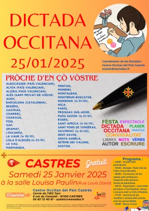 Affiche La 28ème édition de la Dictada Occitana