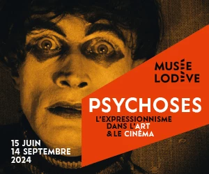 Affiche Exposition Psychoses - l'expressionnisme dans l'art & le cinéma 