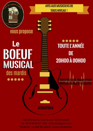 Affiche Jam sessions des Mardis soir