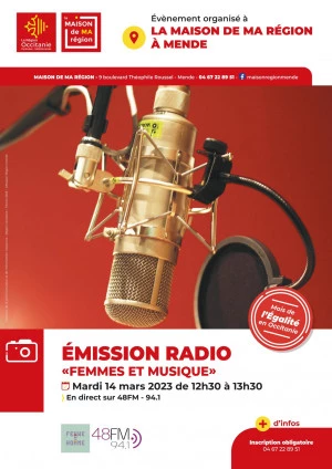 Affiche Mois de l'égalité » Emission radio « Femmes et musique »