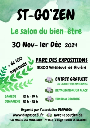 Affiche Salon bien-être St-Go'Zen