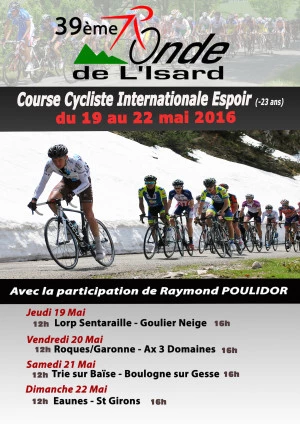 Affiche Arrivée de la 4ème étape de la Ronde de l'Isard