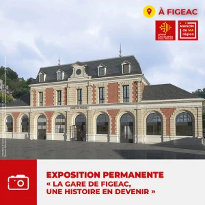 Affiche La gare de Figeac, une histoire en devenir 