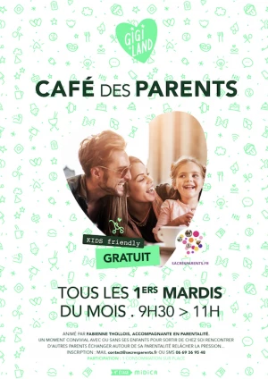 Affiche Le Café des Parents chez Gigiland