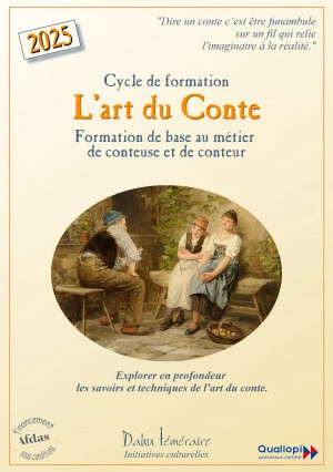 Affiche Cycle L'art du conte : Formation de base au métier conteuse et de conteur