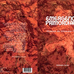 Marcheur (création graphique) - Couverture du livre "Emergence Primordiale"