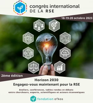 Affiche Congrès International de la RSE 2023