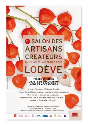 Affiche 25ème Salon des Artisans Créateurs de Lodève