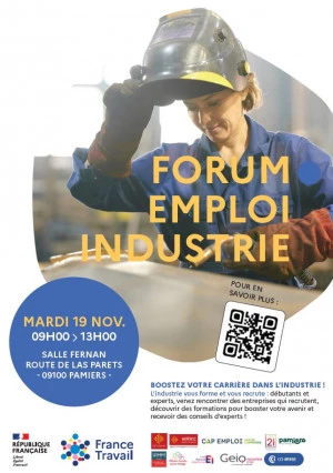 Affiche Forum Emploi Industrie