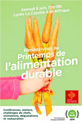 Affiche Printemps de l'Alimentation Durable 2019 