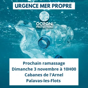 Affiche Urgence Mer propre 