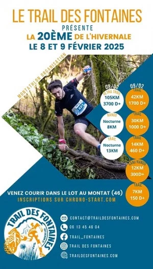 Affiche Trail des fontaines