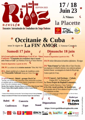 Affiche RITTM - Rencontres Internationales des Troubadours des Temps Modernes