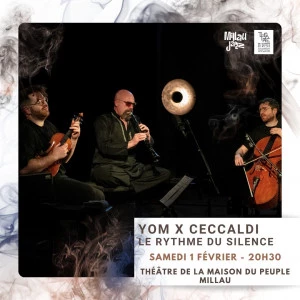 Affiche Yom X Ceccaldi | Le Rythme du silence