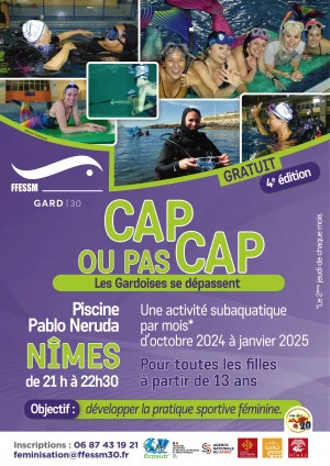 Affiche Les Gardoises se dépassent, édition 4 "cap ou pas cap ? "