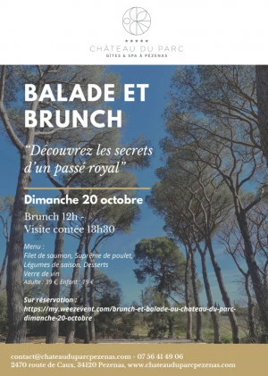 Affiche Brunch et Balade au Château du Parc