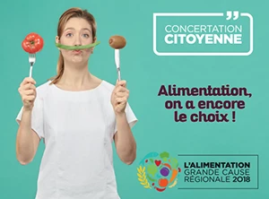 Affiche Rencontre "L'alimentation : grande cause régionale 2018" : Hérault