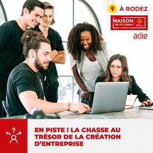 Affiche En piste ! La chasse au trésor de la création d'entreprise