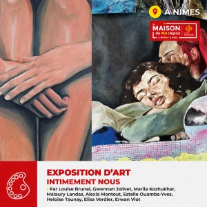 Affiche Exposition "Intimement nous" 