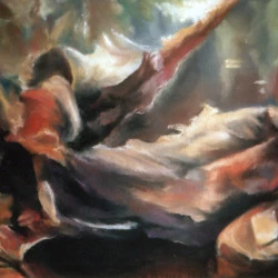 Marc Peyrucq - Série l'Espagne N°8 - Pastel 120X80 cm 