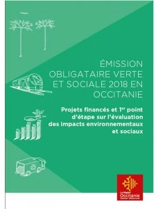 Reporting relatif aux projets financés par l'émission obligataire verte et sociale réalisée en 2018