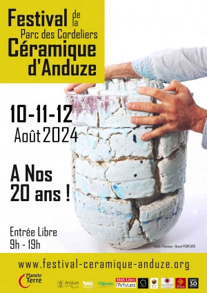 Affiche Festival de la Céramique d'Anduze 
