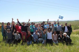 Affiche INAUGURATION DU 1ER PARC SOLAIRE 100% COOPERATIF D'ENERCOOP