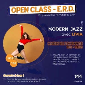 Affiche Open Class Modern Jazz (Tours et sauts)